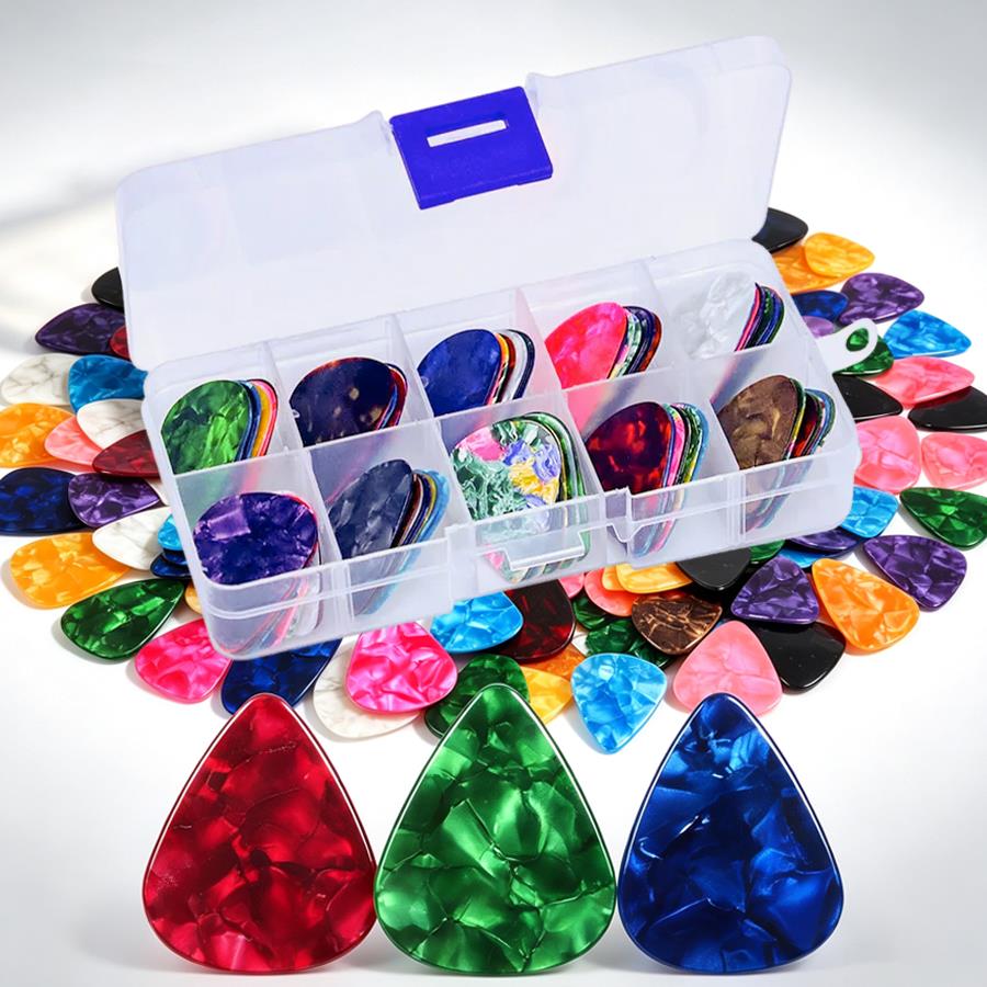 Musical Instrument Band - 20/30/50pcs Celluloid Guitar Plectrums with Clear