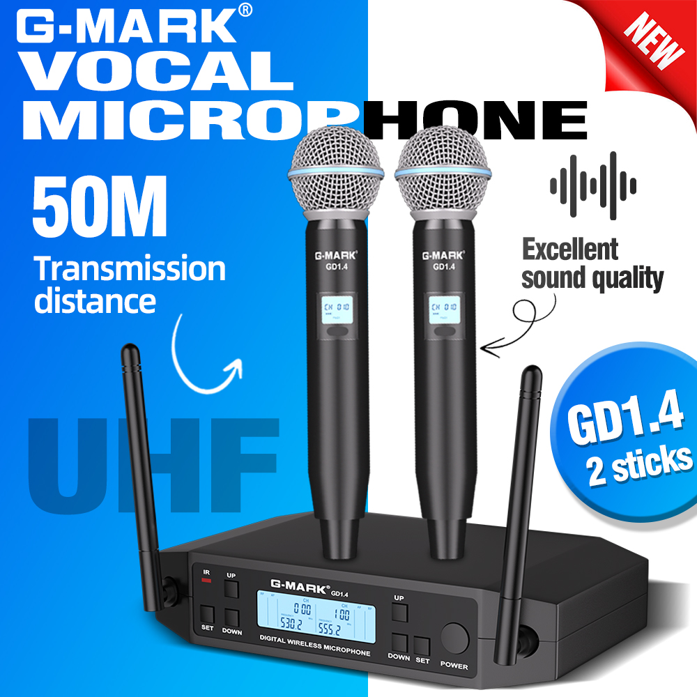 Shure Mic Sm7B - G-MARK GLXD4 Professional UHF Wireless Microphone