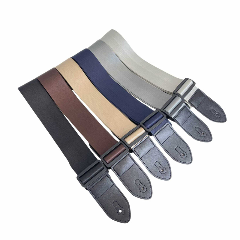 Musical Instrument Band - Electric Guitar Strap Solid-colored Adjustable PU