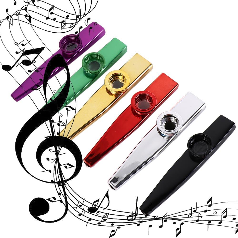 Musical Instrument Flute - Aluminium Alloy Metal Kazoo Instruments Learn