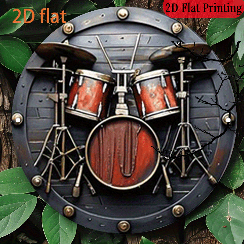 Musical Instrument Band - 2D Flat, 1pc, 20.32x20.32 cm 2D