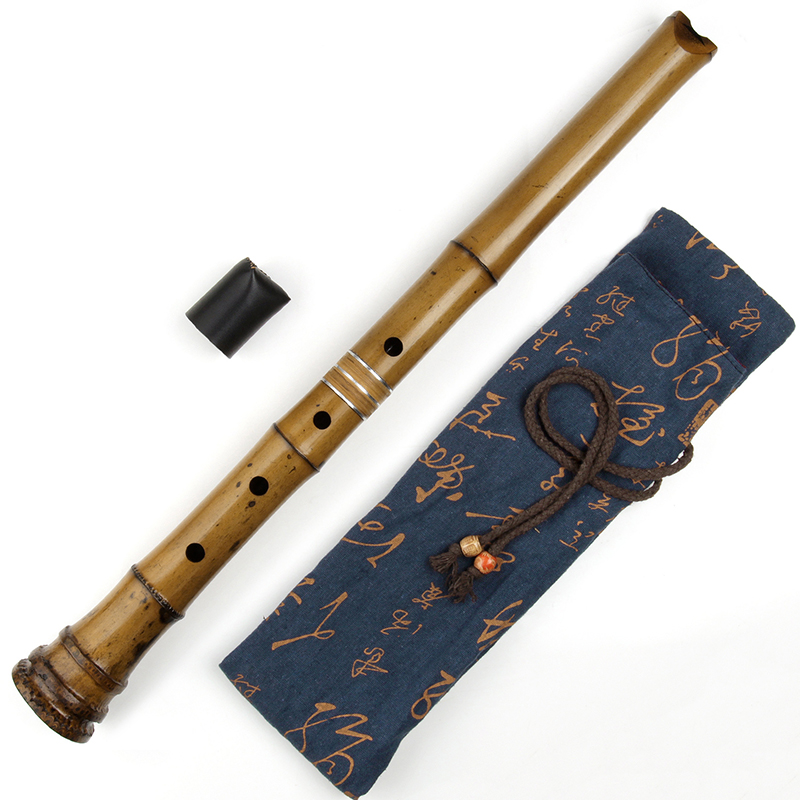 Shakuhachi Bamboo Flute - D Key Two-Section Shakuhachi 5 Holes