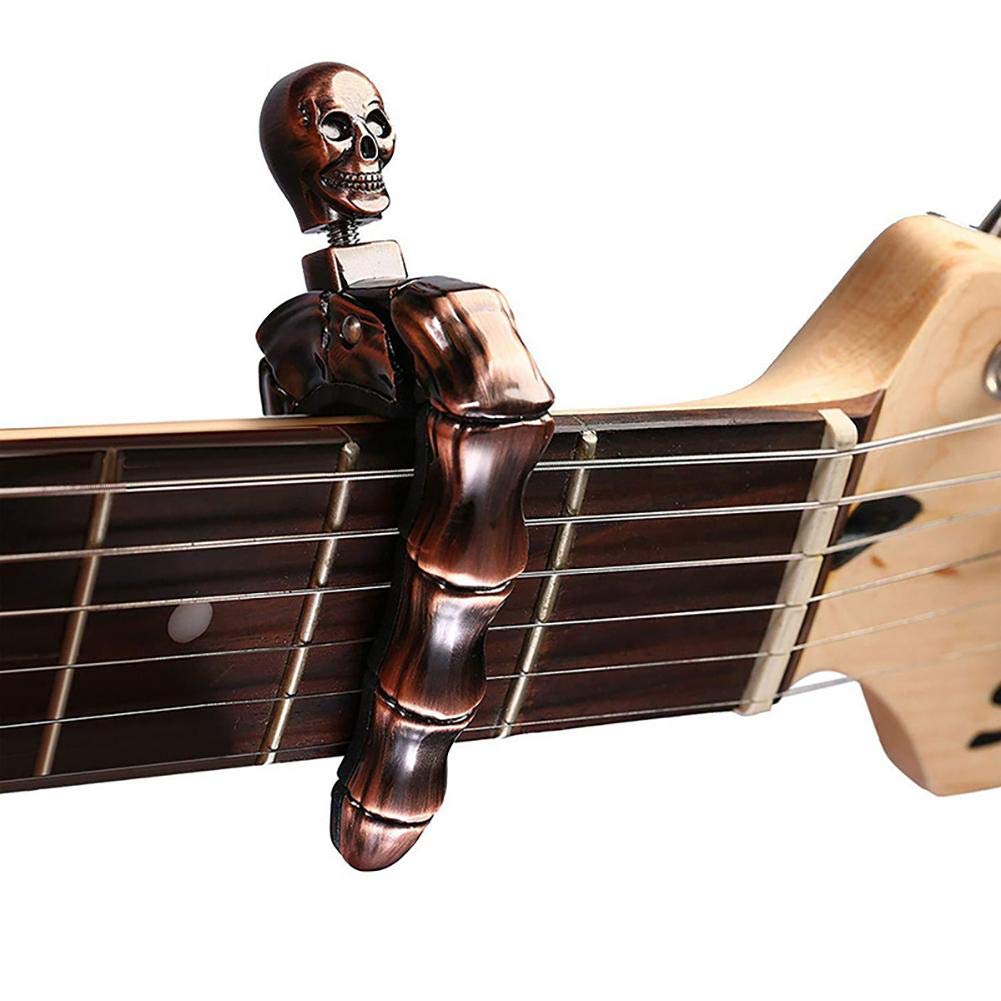Guitar Capo Skull Capo for Aco - Acoustic Guitar Dreadnought 评论和价格