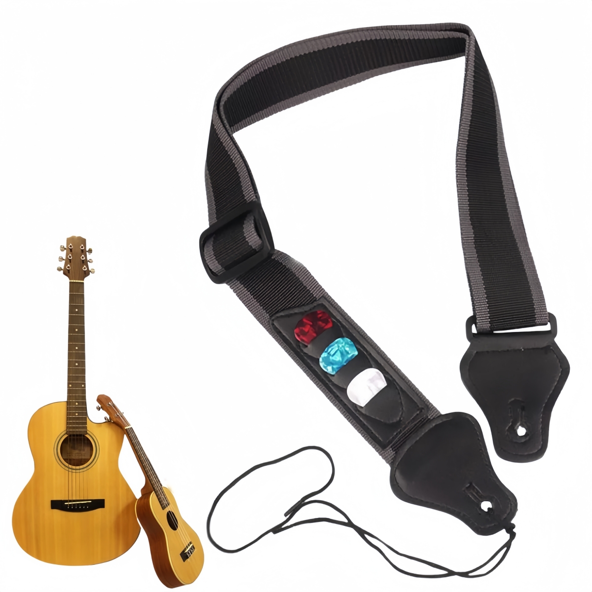 Miwayer PU Leather Guitar Stra - Musical Instrument Band 评论和价格