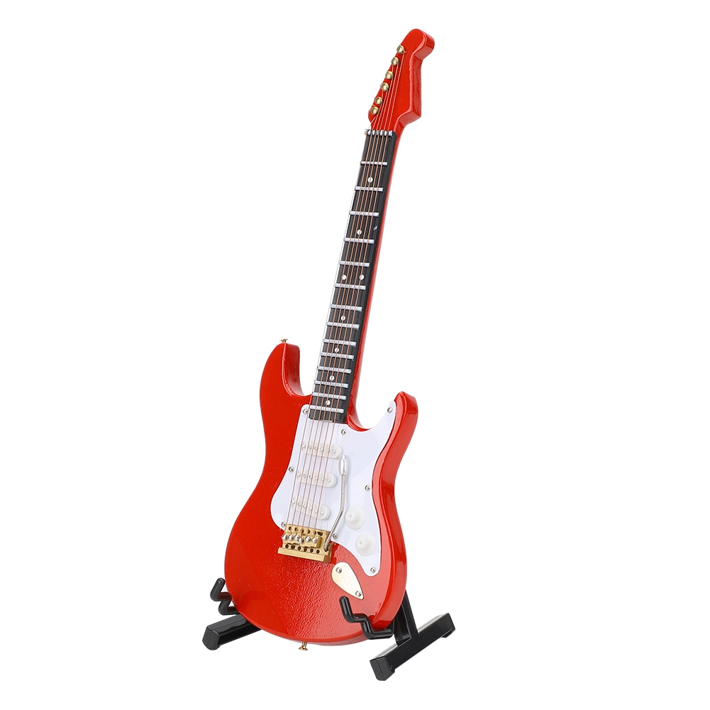 Miniature Red Electric Guitar  - Musical Instrument With A 评论和价格
