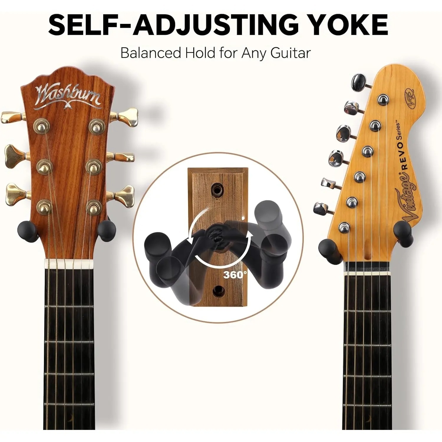 Wall Mount Guitar Hook Hanger  - Musical Instrument In English 评论和价格
