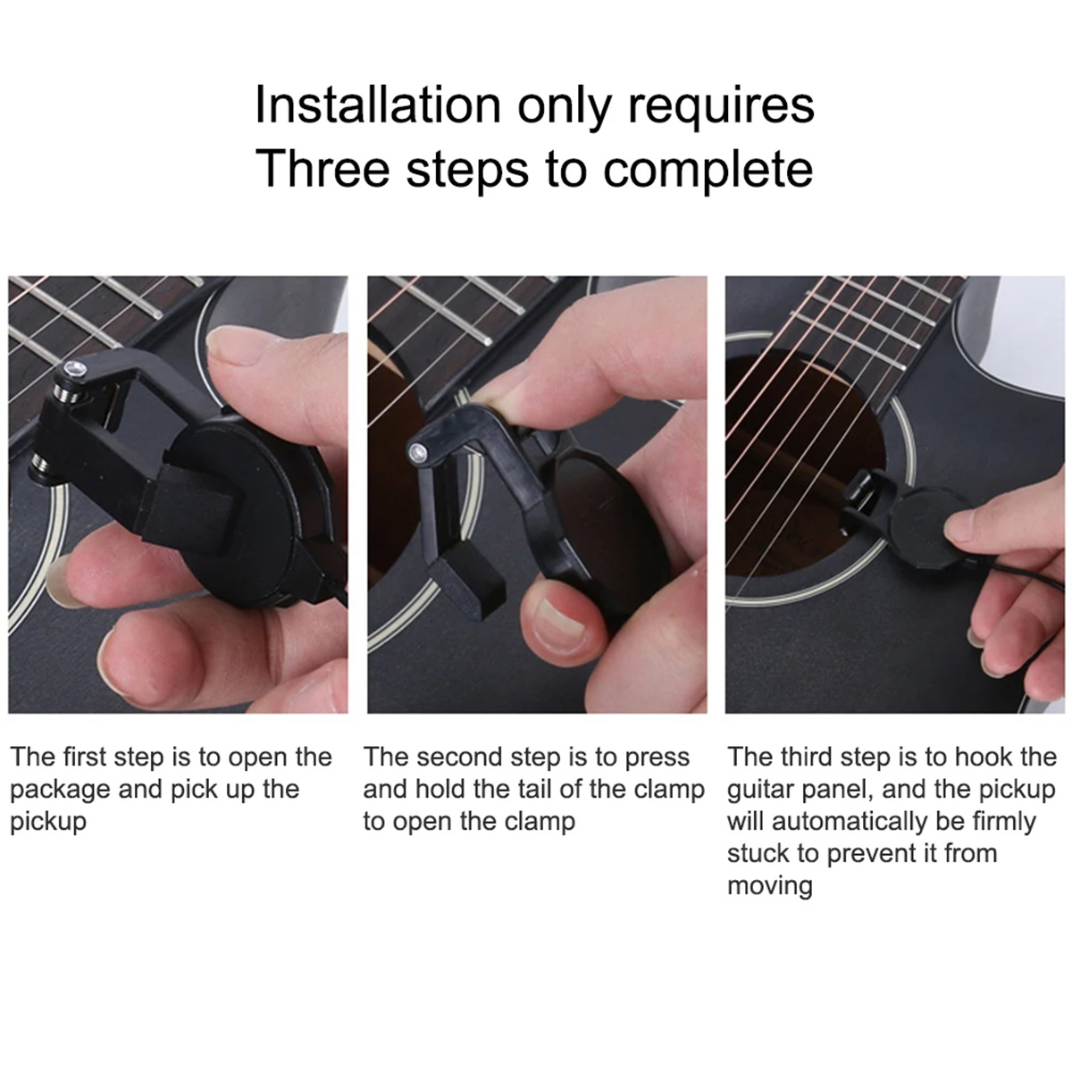 Audio Jack Clip On Pickup for  - Musical Instrument In English 评论和价格