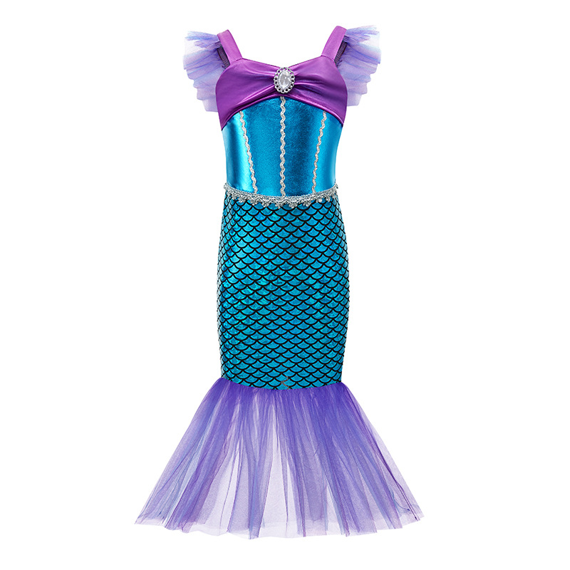Girls Ariel Cosplay Siren Clot - Musical Instrument Trombone 评论和价格