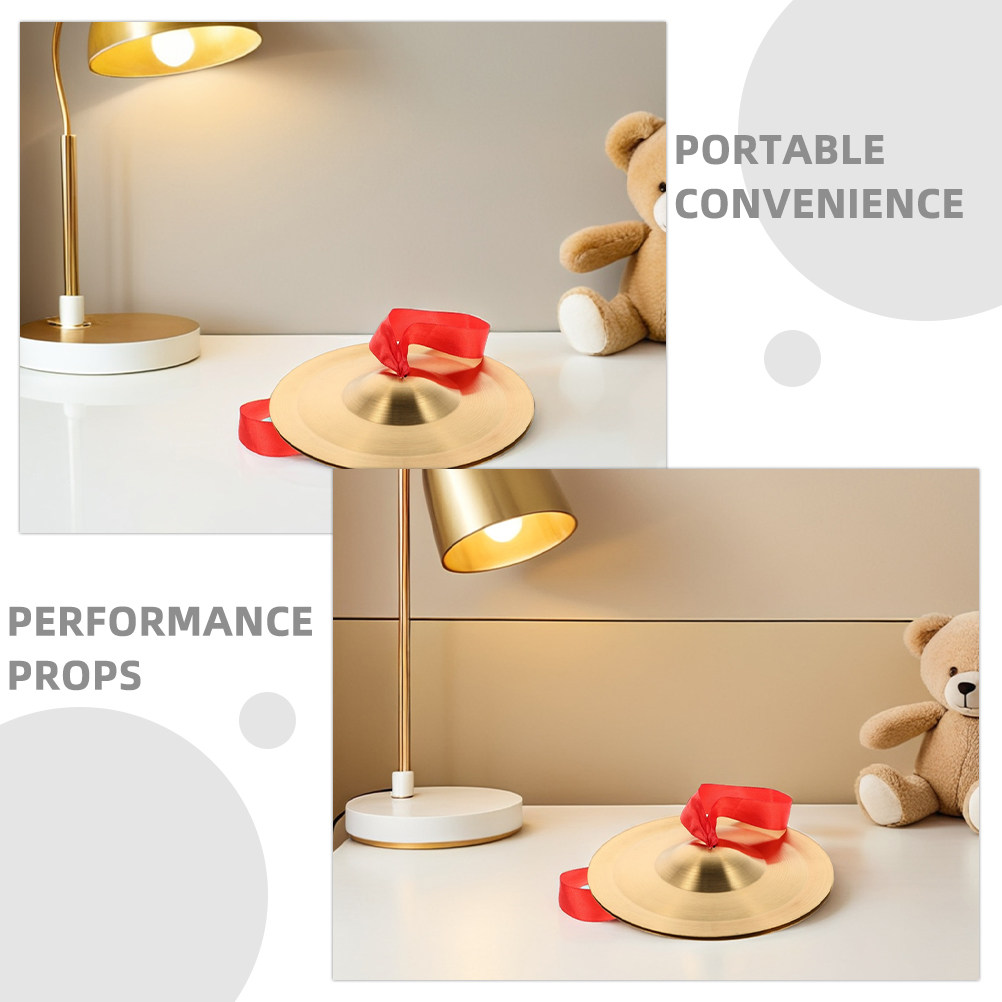 1Pair Alloy Cymbals Mini Small - Musical Instrument Band 评论和价格