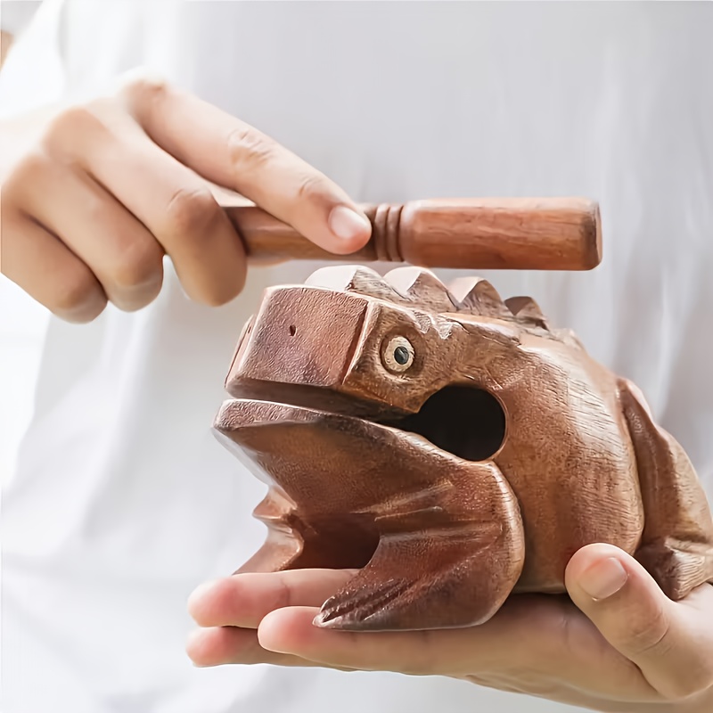 Wooden Frog Classic Handmade P - Musical Instrument Of Africa 评论和价格