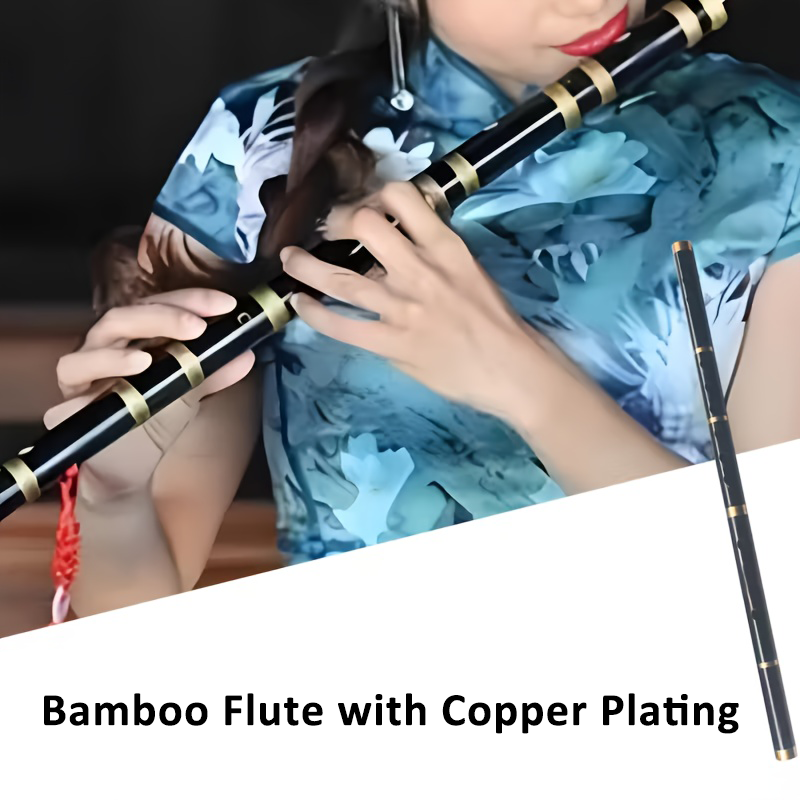 6 Holes Bamboo Flute with Copp - Musical Instrument Trombone 评论和价格