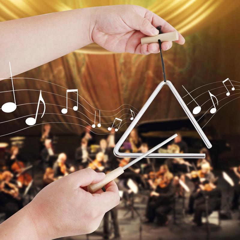 Music Triangle Instrument Stee - Musical Instrument Triangle 评论和价格