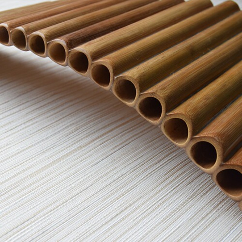 15/22 Pipe Pan Flute C/G Key H - Shakuhachi Bamboo Flute 评论和价格
