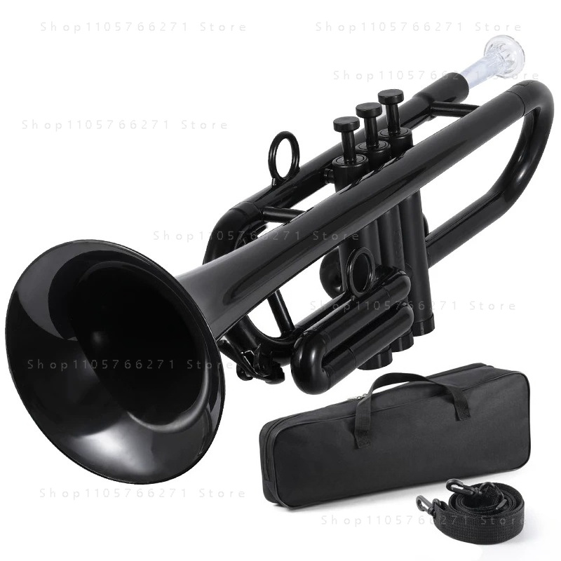 B-flat & C-flat Plastic Trumpe - Musical Instrument Band 评论和价格