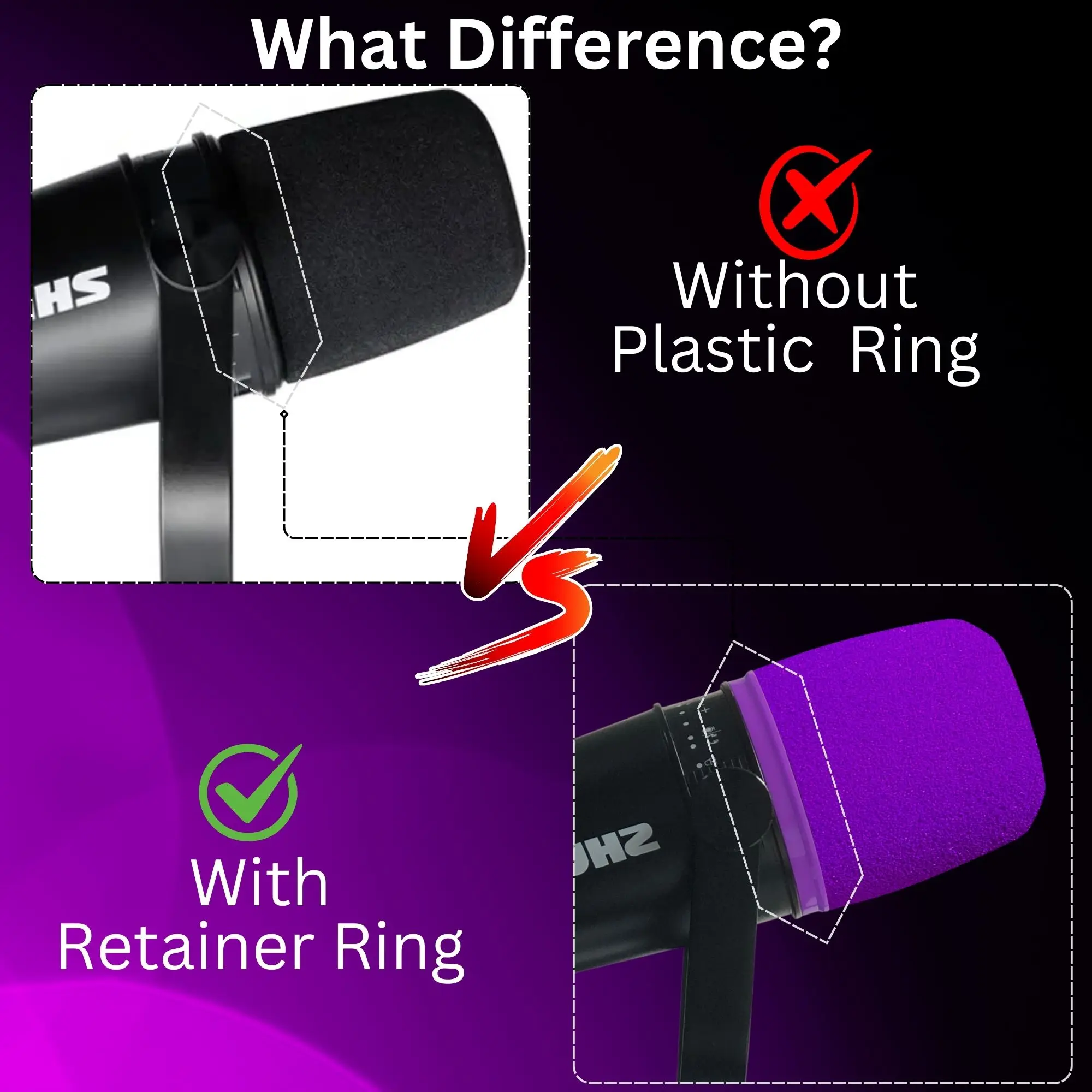 MV7 Foam for Shure MV7, MV7i,  - Shure Mic Sm7B 评论和价格