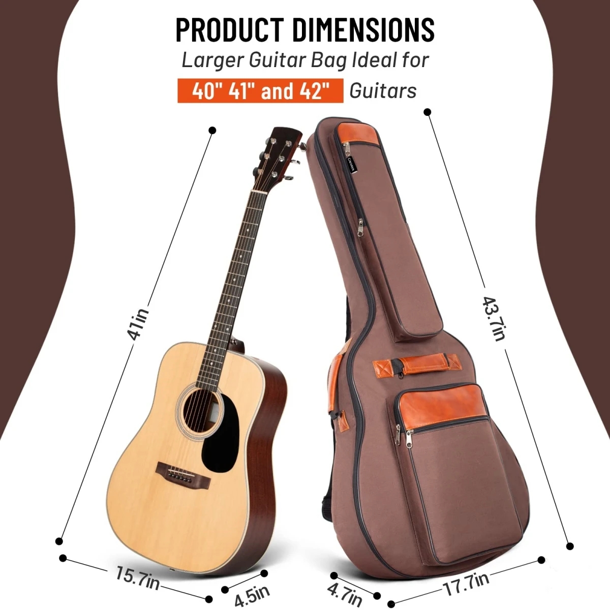 Miwayer Waterproof Acoustic Gu - Musical Instrument Band 评论和价格