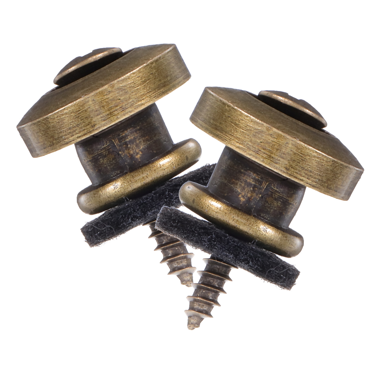 2Pcs Guitar Strap Locks Metal  - Musical Instrument Band 评论和价格