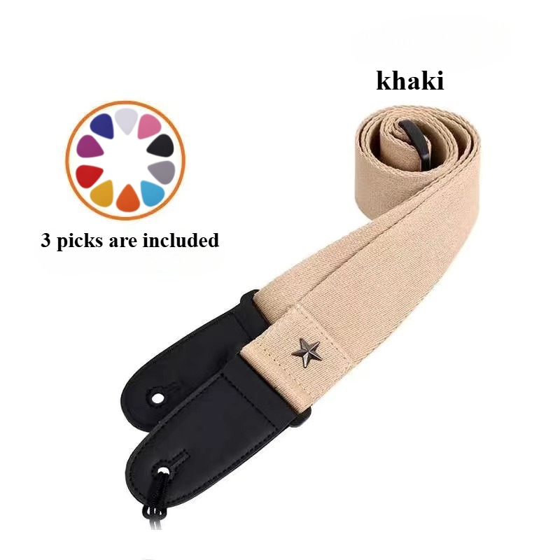 Embroidered Cross Guitar Strap - Musical Instrument In English 评论和价格