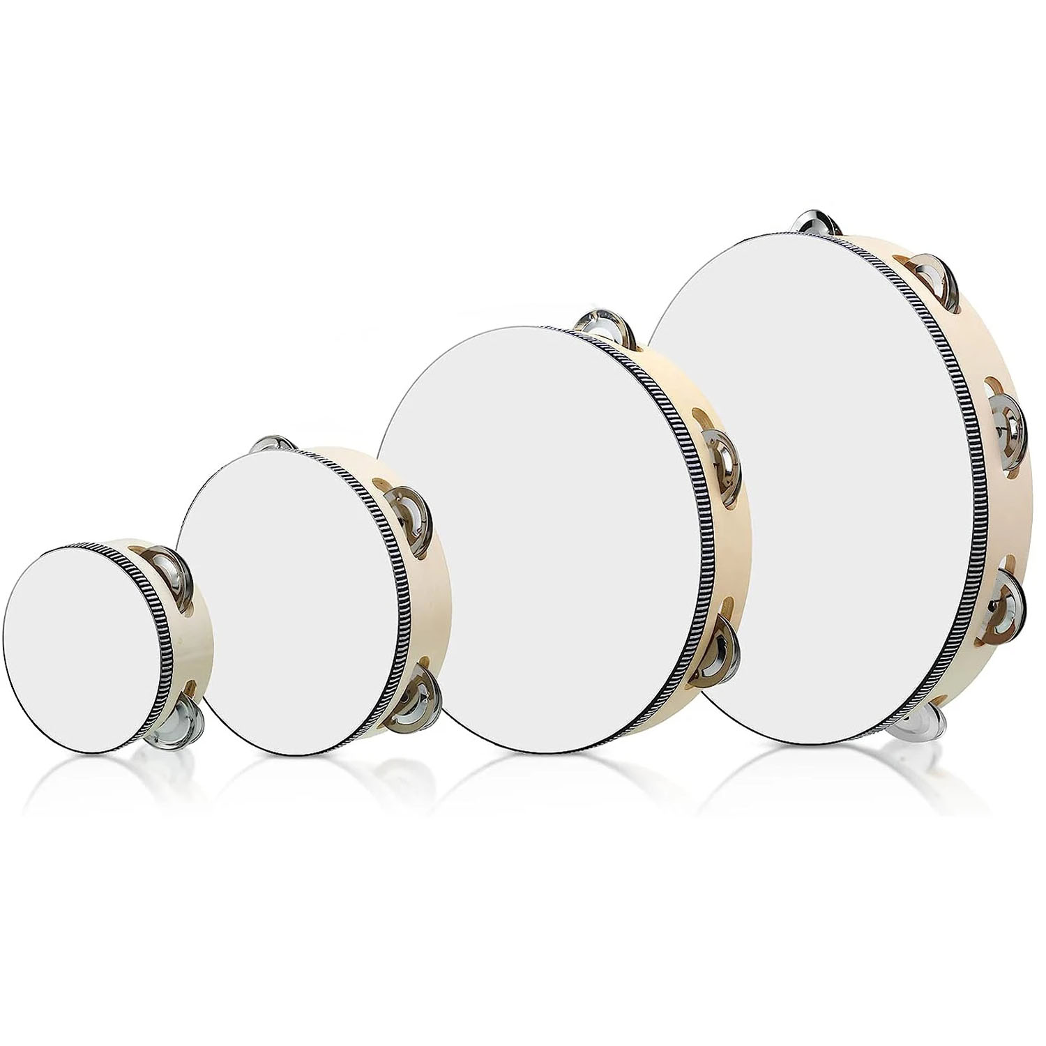 Miwayer Wooden Tambourine with - Musical Instrument Band 评论和价格