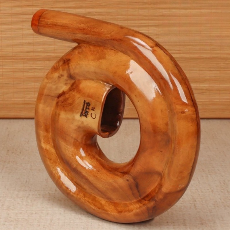 Spiral Didgeridoo Wooden Porta - Musical Instrument Didgeridoo 评论和价格