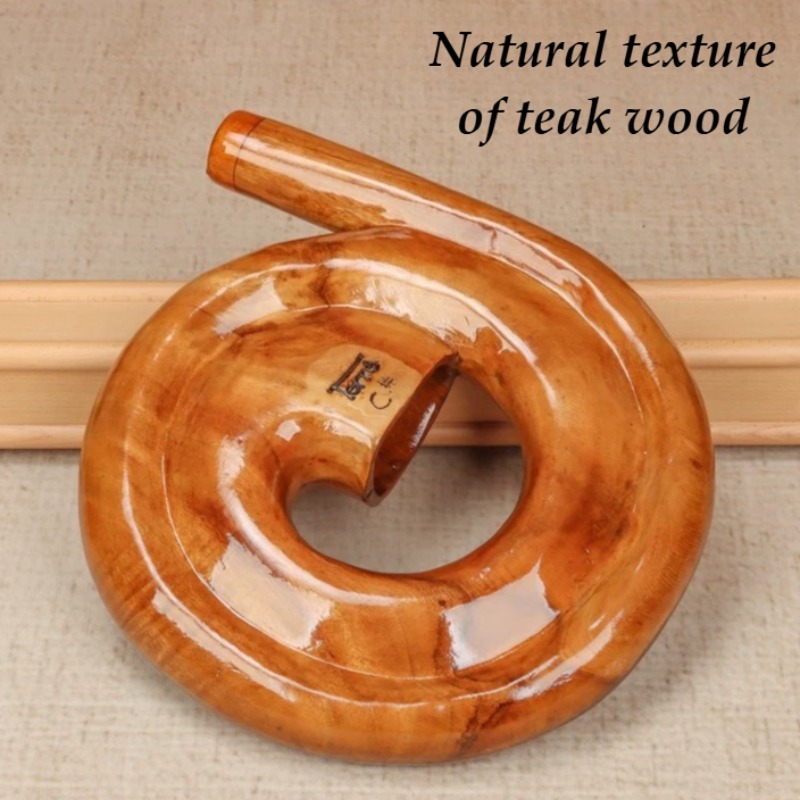 Spiral Didgeridoo Wooden Porta - Musical Instrument Didgeridoo 评论和价格