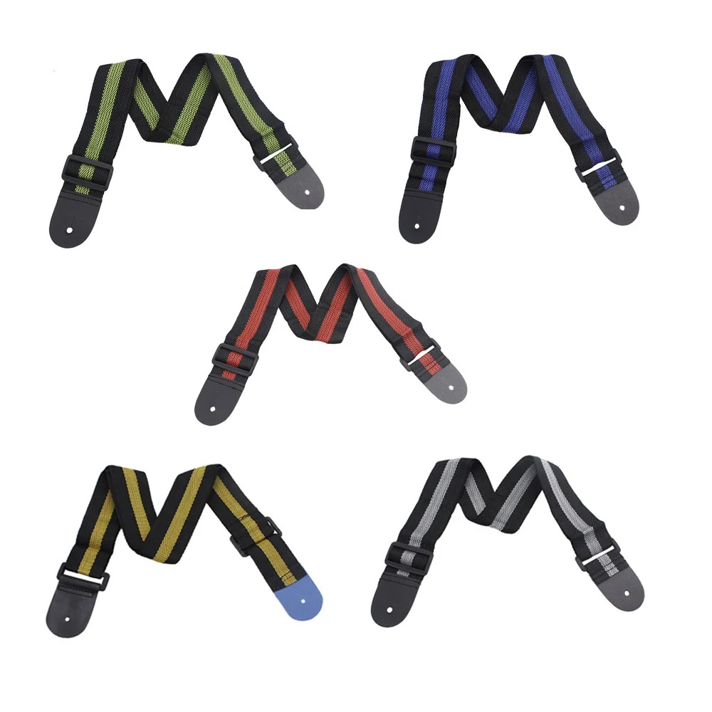 Guitar Strap Colourful Stripe  - Musical Instrument Band 评论和价格