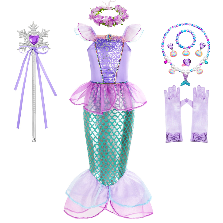 Mermaid Costume For Girls Hall - Musical Instrument Trombone 评论和价格