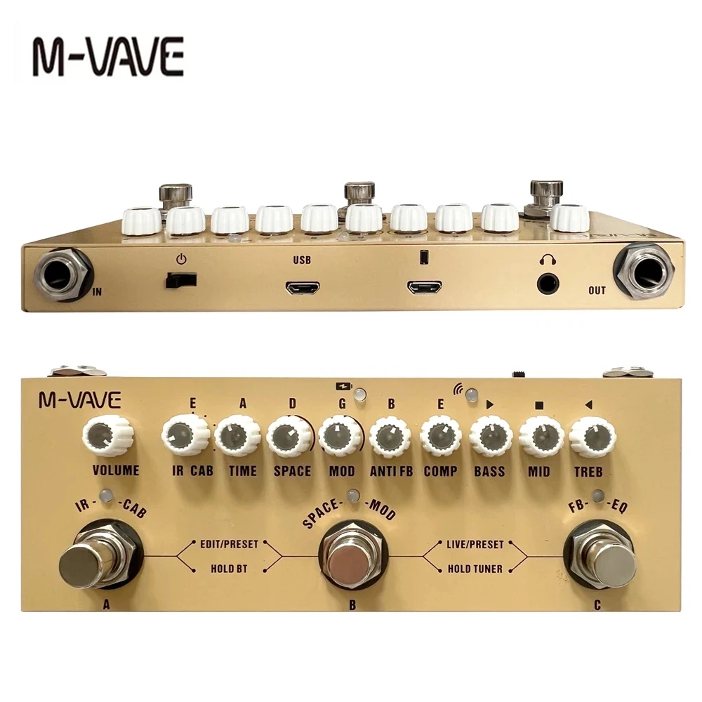 M-vave Cube BABY Rechargeable  - Acoustic Guitar Dreadnought 评论和价格