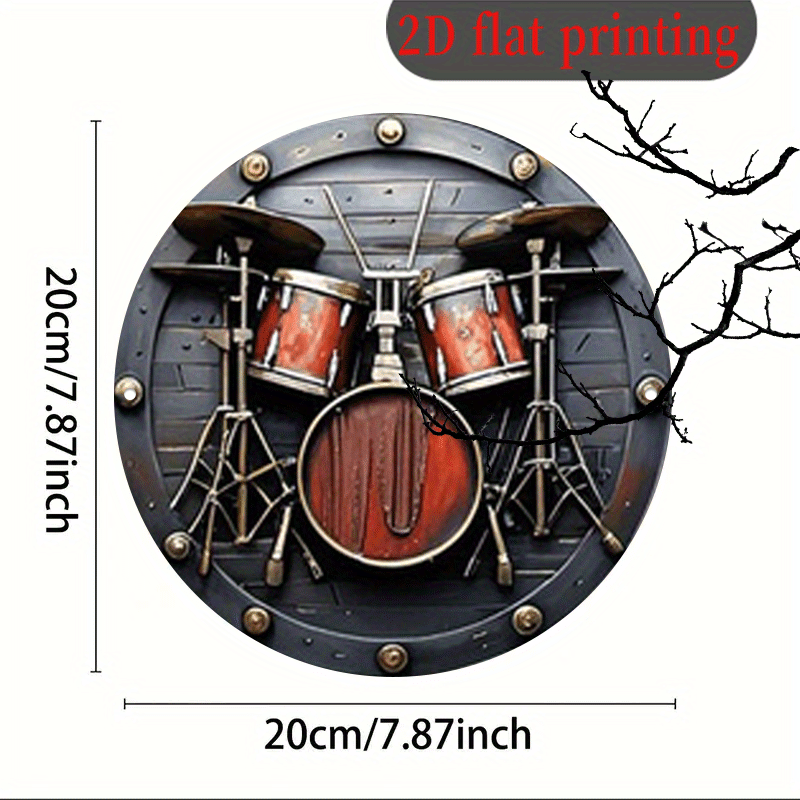 2D Flat, 1pc, 20.32x20.32 cm 2 - Musical Instrument Band 评论和价格