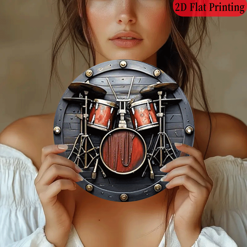 2D Flat, 1pc, 20.32x20.32 cm 2 - Musical Instrument Band 评论和价格
