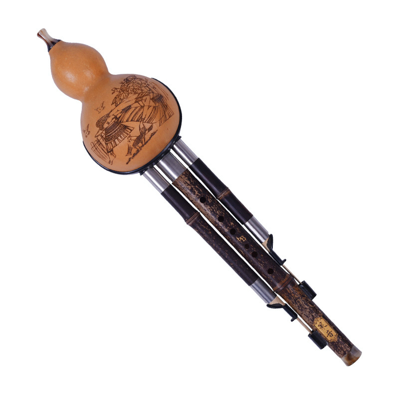 Bamboo Flute Hulusi ThreeTone  - Shakuhachi Bamboo Flute 评论和价格