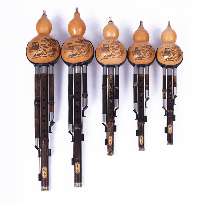 Bamboo Flute Hulusi ThreeTone  - Shakuhachi Bamboo Flute 评论和价格