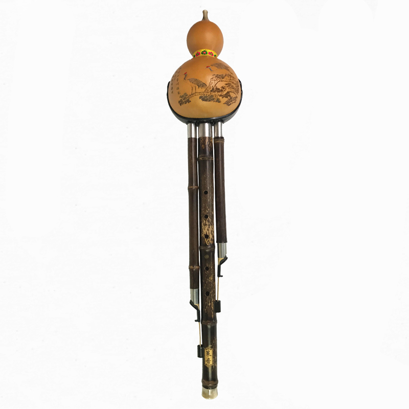 Hulusi Bass Black Bamboo Gourd - Shakuhachi Bamboo Flute 评论和价格